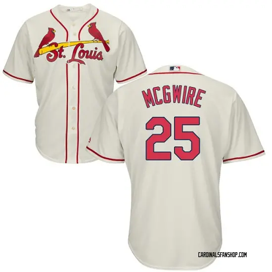 Mark McGwire St. Louis Cardinals Authentic Alternate Cool Base Majestic ...